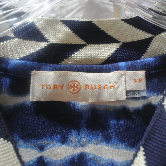 Tory Burch Hollie Tie Dye Stripe Shift Dress - Picture 4 of 5